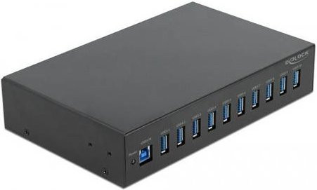Delock USB-Hub 16 Port USB-A USB 3.2 Gen1 5 GBit/s Schwarz 64112 - Bild 1