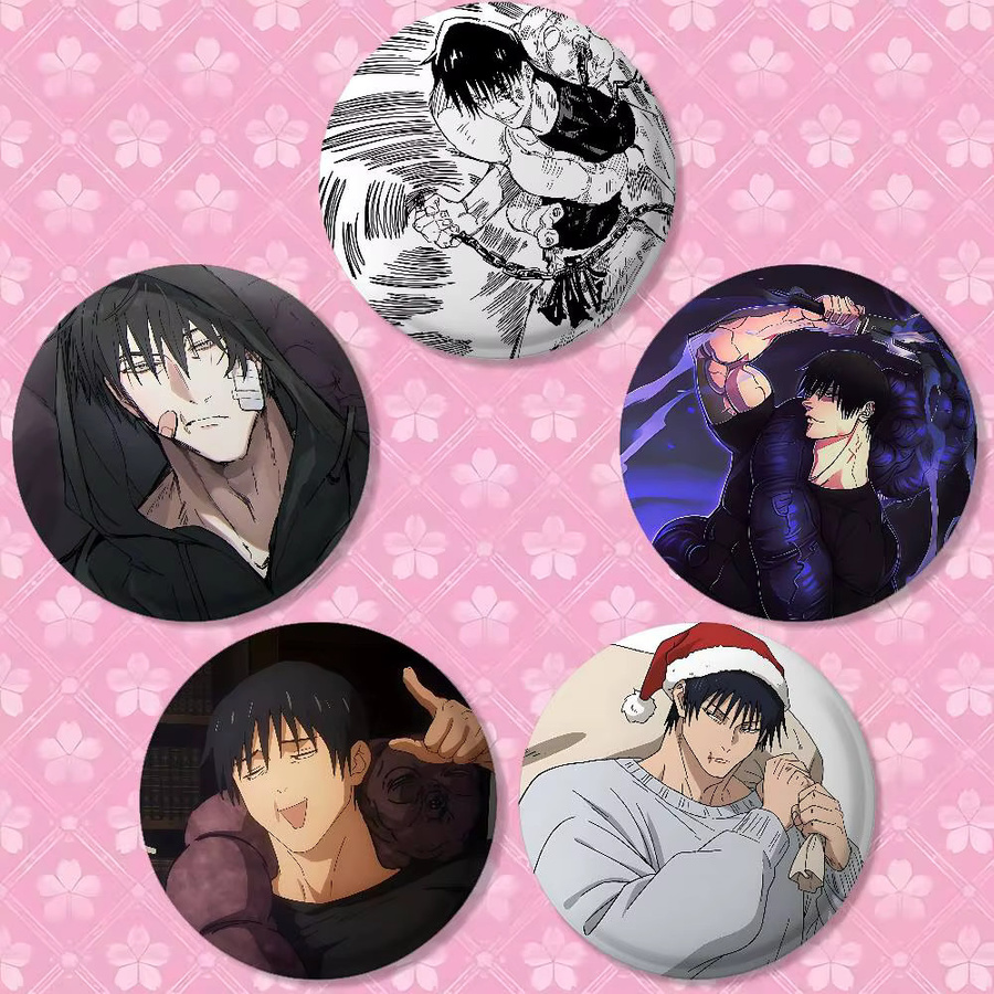 Anstecknadel Anime Runde Laser-Anstecknadel, Unisex - Bild 3