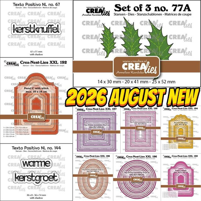 Buch- und Briefstempel 2026 als Stanzform und Prägevorlage für Scrapbook, Tagebuch und DIY-Grußkarten in Multicolor - Bild 1