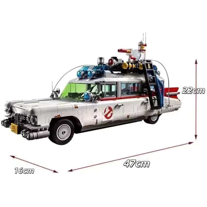Hot Toys Ghostbusters Ecto-1, Bausteine Auto-Modell, 2352 Teile, ab 14 Jahre - Bild 3