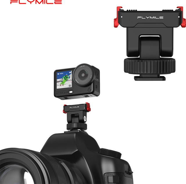 Flymile Schnellverschluss-Basis mit magnetischer Adapterhalterung für DJI Osmo Action 6 in Schwarz - Bild 1