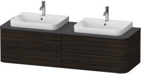 Duravit Waschtischunterschrank Happy D.2 Plus in Natur gebürstet, B/T: 160 x 55 cm - Bild 1