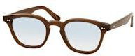 Monokel Eyewear RIVER B6 CHO Sonnenbrille, quadratisch, Unisex, Kunststoff, braun, blau - Bild 1