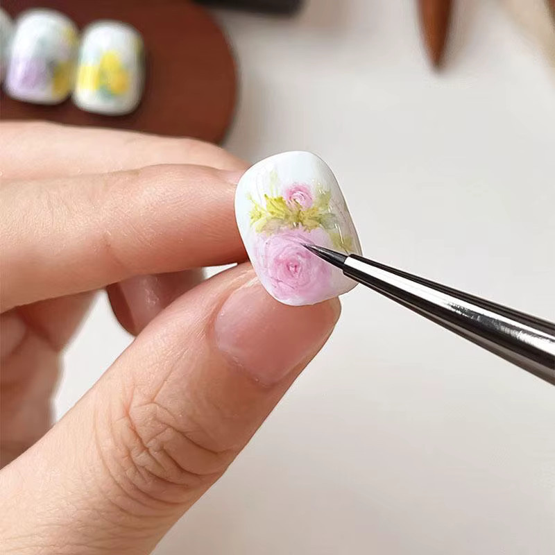 South Moon Nail-Art Liner, Sandelholz-Nagelkleber Phototherapie-Pinsel - Bild 2