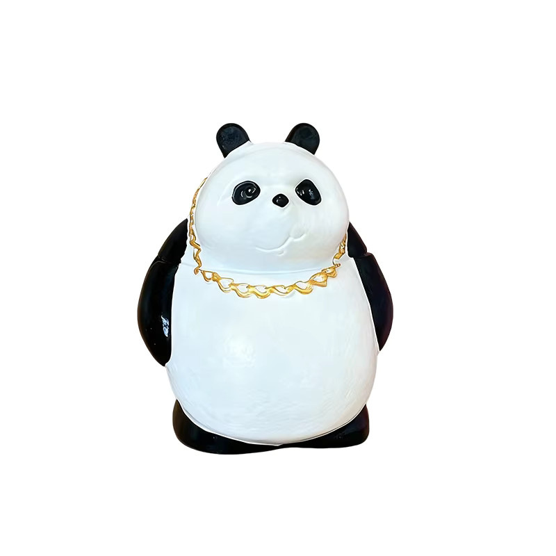 Dekorative Panda Sonnenbrillenhalter aus Keramik in Weiß für Büro und Schlafzimmer - Bild 3