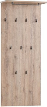 Schildmeyer Hakenpaneel Cosmo Wildeiche Nachbildung braun B/H/T: 50 x 120,6 x 20,9 cm - Bild 1
