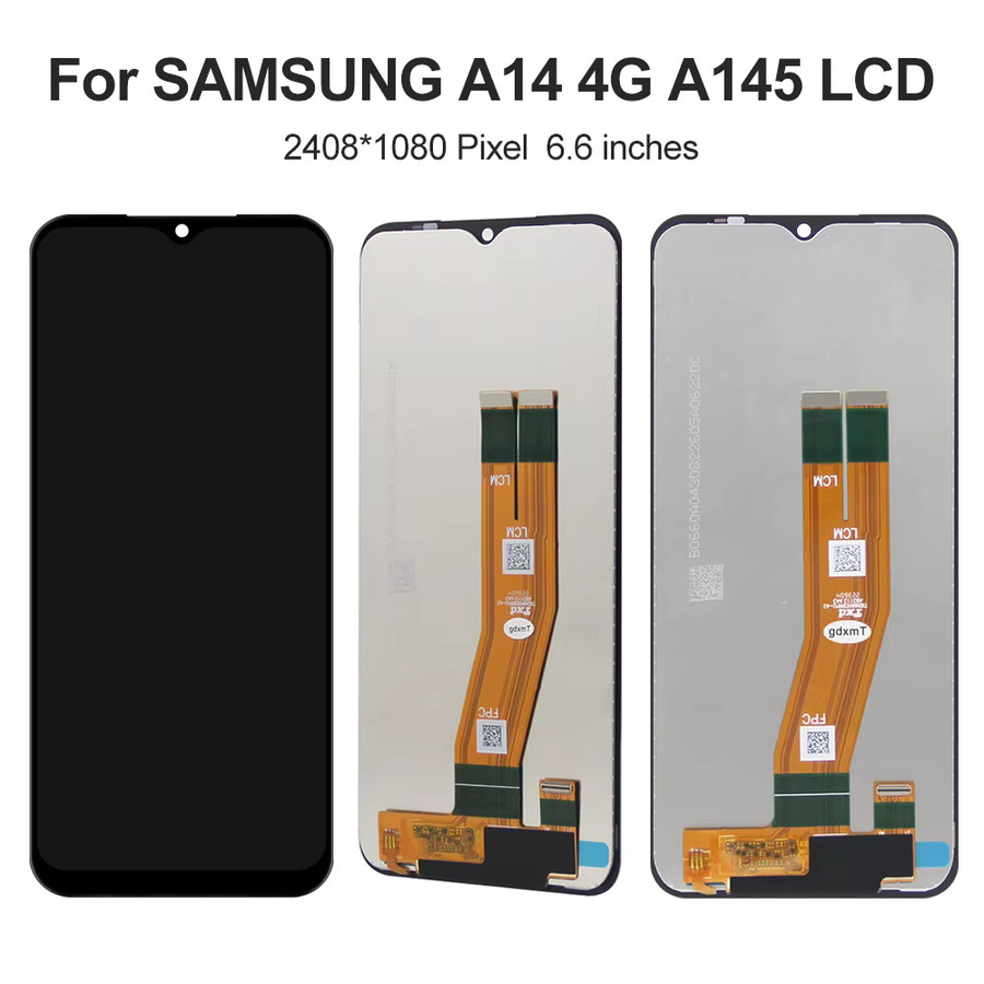 Samsung Galaxy A14 A145F Ersatz-Display mit 6,6 Zoll LCD Touchscreen und Rahmen in Schwarz - Bild 2