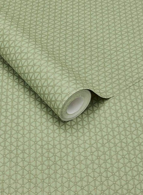 Eijffinger Tapete Facet 351223 mit geometrischem Muster aus Vlies - Bild 1