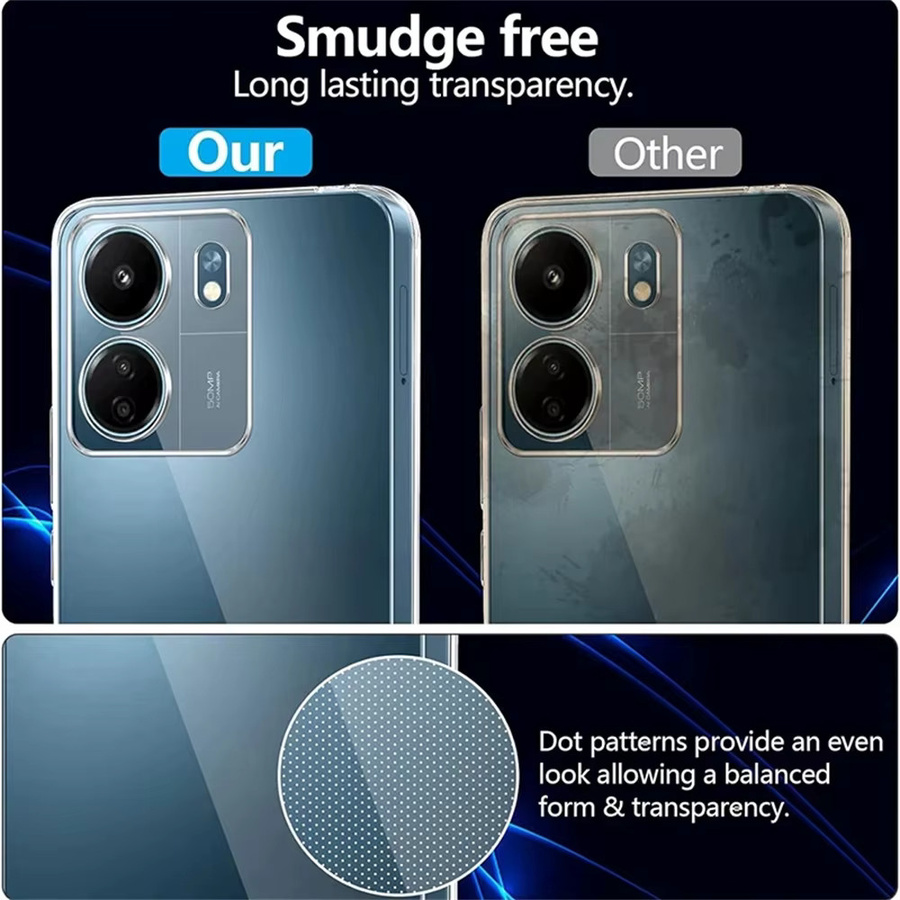 Ultradünne transparente Handyhülle aus weichem TPU für Xiaomi Redmi 15 5G, 14C, 13C, 12C, 10C, 9C und Redmi Turbo 4 K90 K80 K70 Pro Ultra - Bild 5