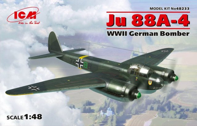 ICM Junkers Ju 88 A-4, Fahrzeug, Grau - Bild 1