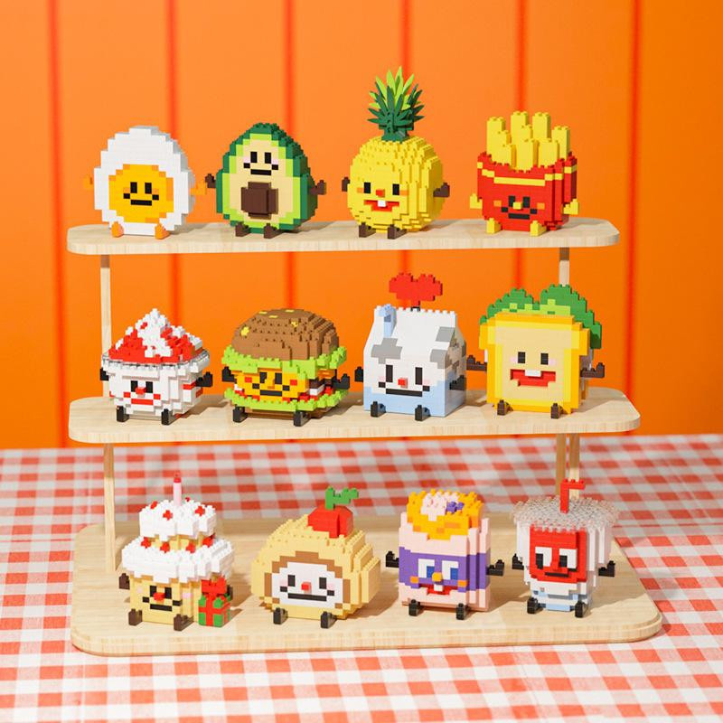 Yiran toy Konstruktionsbausteine Avocado Ananas Bauspielzeug - Bild 2