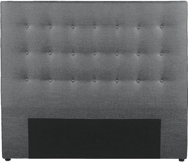 Vente-unique Bettkopfteil Francesco Polsterteil in Grau, Breite: 164,5 cm - Bild 1
