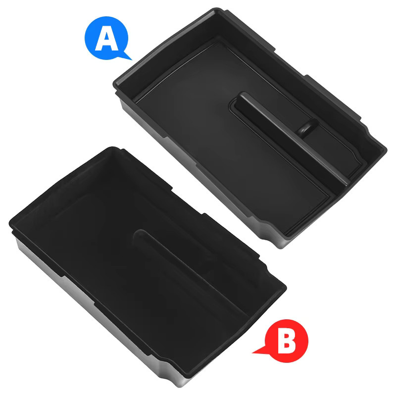 YaLumei Armlehnen-Organizer für Honda CR-V 6. Generation 2023-2025 mit Telefonhalterung und Ablagebox, Schwarz - Bild 4