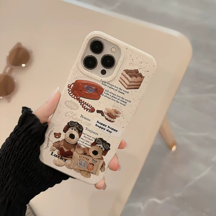 Stoßfeste Silikon-Handyhülle mit Cartoon-Welpen-Design für iPhone 11 bis iPhone 16 Pro Max von MUQGEW - Bild 3