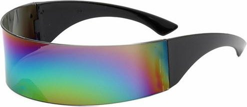 OUER Wrap Shield Sonnenbrille, randlos, plastic, multicolour - Bild 1