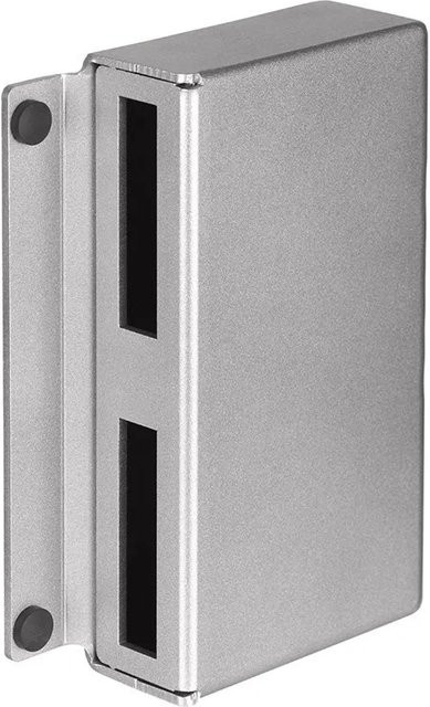 FeNau Gegenkasten aus Stahl in Silber, B/T/H: 4,0 x 17,3 x 9,4 cm - Bild 1