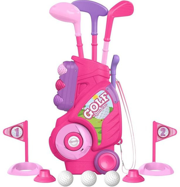 Fashnics Kleinkind Golfschläger Set, Golfwagen mit Rädern, ab 6 Jahre - Bild 1