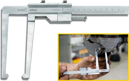 Hazet 4956-1 Bremsscheiben-Messschieber in Silber mit 60 mm Messbereich - Bild 1