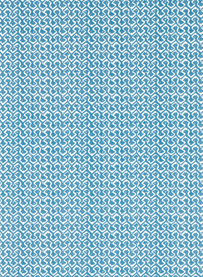 Clarke & Clarke Tapete Kalpa in Cobalt Blau mit floralem Botanical-Design aus Non-Woven - Bild 1