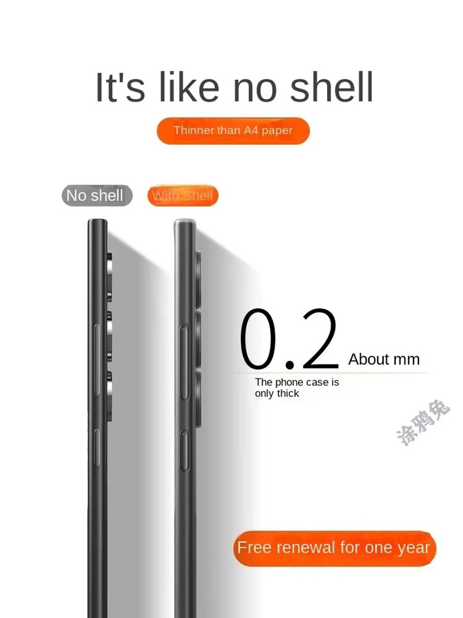 Ultradünne PP-Matt-Hülle für Samsung Galaxy S24 S23 S22 S21 S20 Note 20 Note 10 Plus Ultra in Grau, 0,4 mm Rückseitenabdeckung - Bild 2