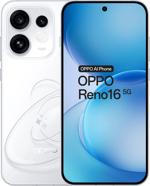 OPPO Reno16 Pro 5G Smartphone 512GB Weiß Android - Bild 1