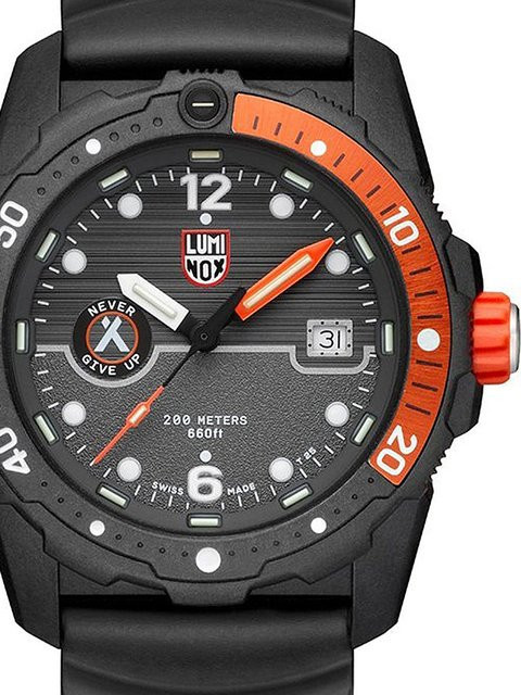 Luminox Herrenuhr, Quarz, Karbon, 42 mm, Schwarz, 20 ATM - Bild 1