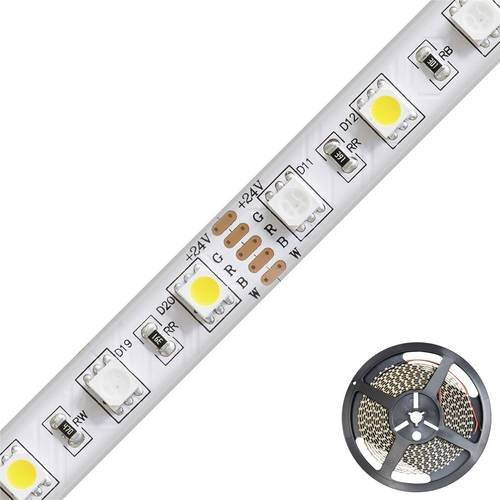 EVN RGBW LED-Streifen mit offenem Kabelende, 24V, Multicolour, 5m Länge - Bild 1