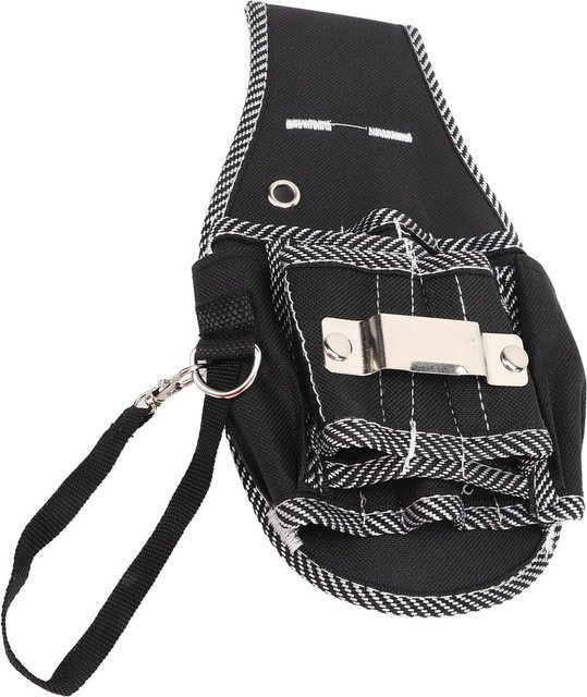 Shoemst Werkzeugtasche aus Oxford-Gewebe mit Gürtel in Schwarz - Bild 1