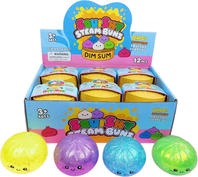 Bandai Xiaolongbao Squeeze Fidget Spielzeug, gold, multicolour - Bild 1