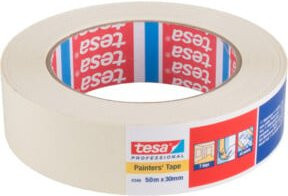tesa Klebeband Tesakrepp 4348 Masking Tape in Beige, Breite: 30 mm, Länge: 50 m - Bild 1