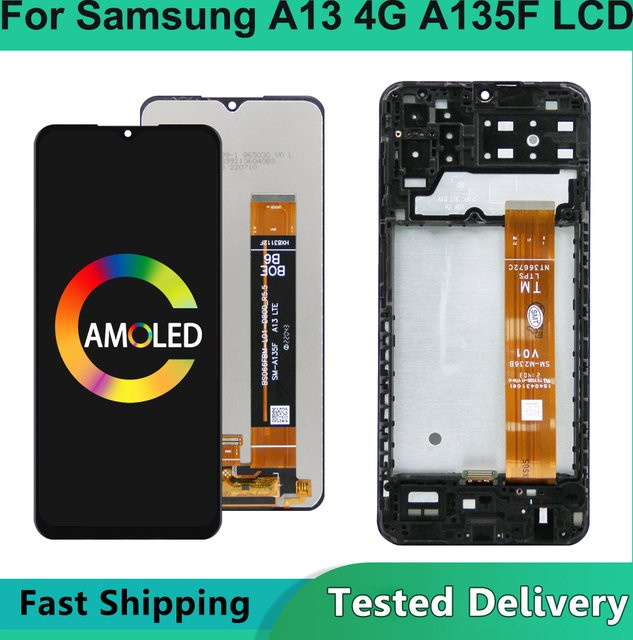 Samsung A13 4G LCD Display mit Touchscreen Digitizer in Schwarz, 6.5 Zoll - Bild 1