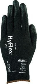 Ansell HyFlex 48-101 Nitrilhandschuh Schwarz Größe 11 - Bild 1