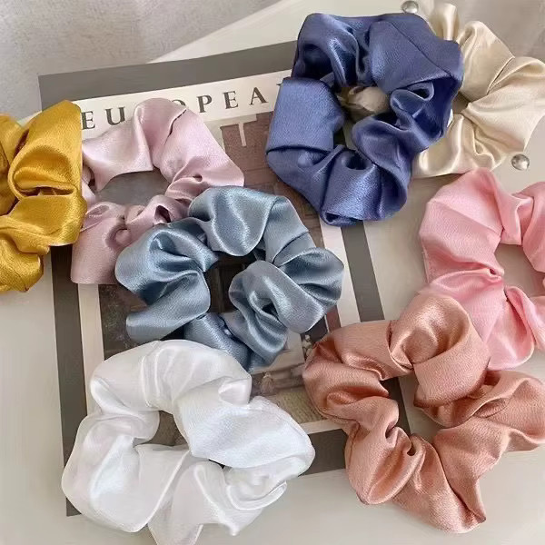 KYDZSW Haargummis, Satin, Damen, Mädchen - Bild 3