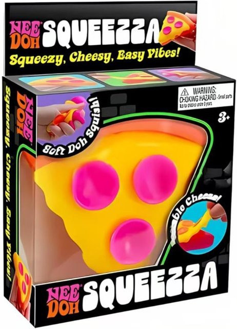 Nee Doh Pizza Sensorischer Fidget Cube, Stressabbau Quetschspielzeug - Bild 1