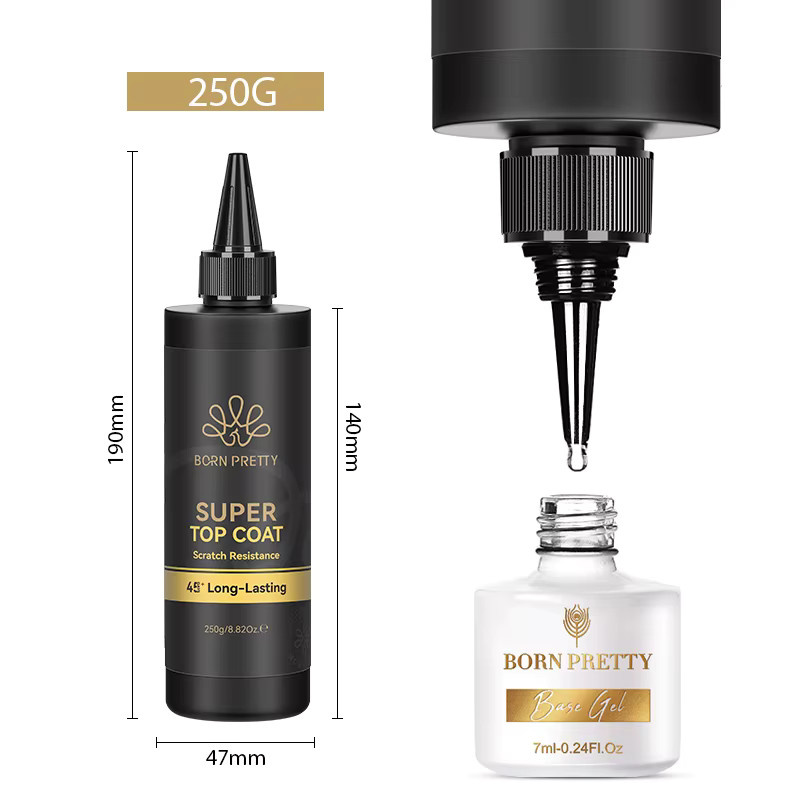 BORN PRETTY Matt Top Coat Gel, 250g - Bild 4