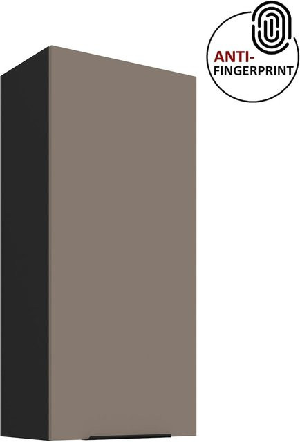 ARIA Hängeschrank Sandgrau mit Anti Fingerprint Oberfläche Höhe: 50 cm, Breite: 90 cm - Bild 1