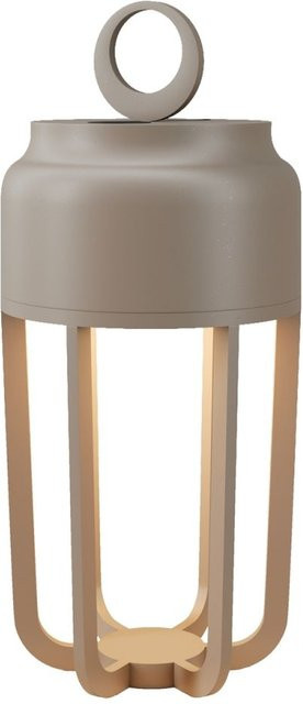 Maytoni Vetra Tragbare Outdoor-Leuchte aus Metall mit Akku, LED, dimmbar, Beige, H 22,2 cm x B 10 cm x T 10 cm - Bild 1