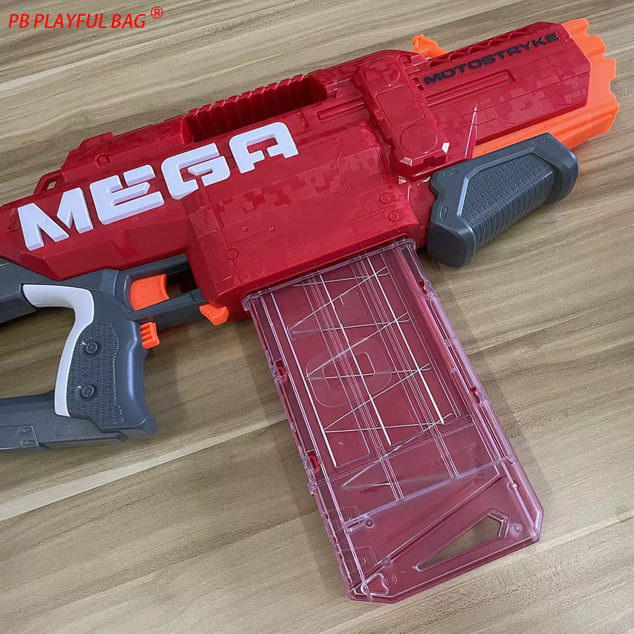 Nerf MEGA-Serie 10-Runde Magazin-Clip, Zubehör, Rot - Bild 3