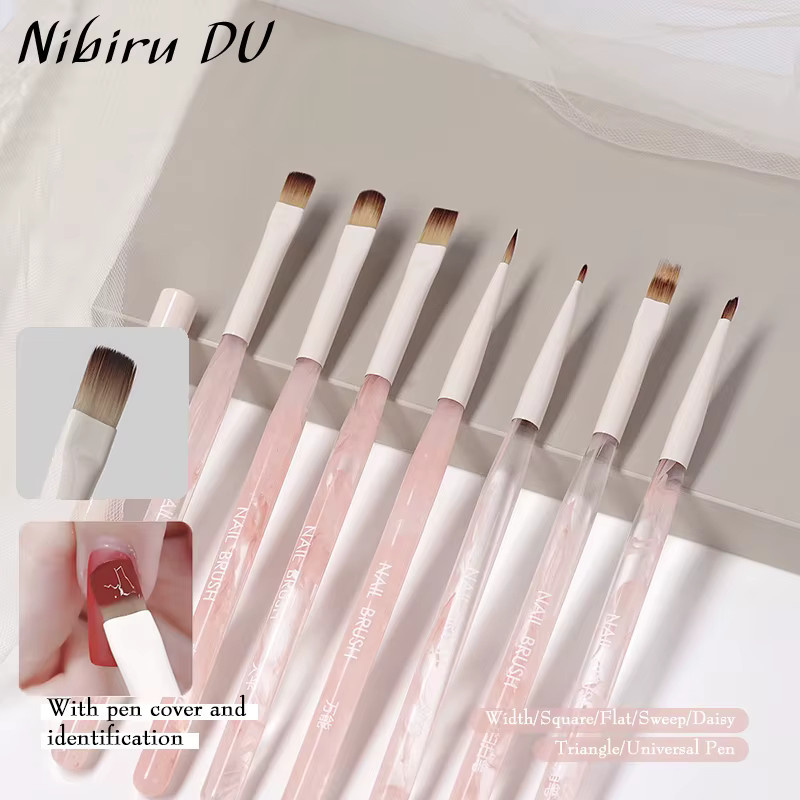Nibiru DU UV Gel Pinsel Stift für Maniküre, Unisex - Bild 1
