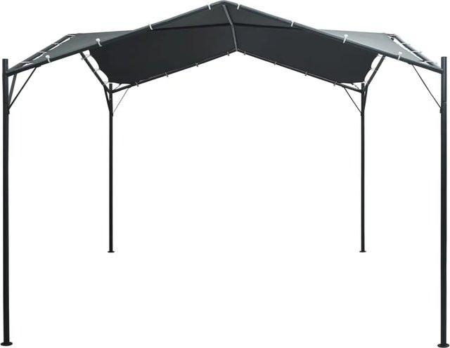 vidaXL Pavilion Partyzelt Überdachung aus Stahl in Anthrazit, B/T: 300 x 300 cm - Bild 1