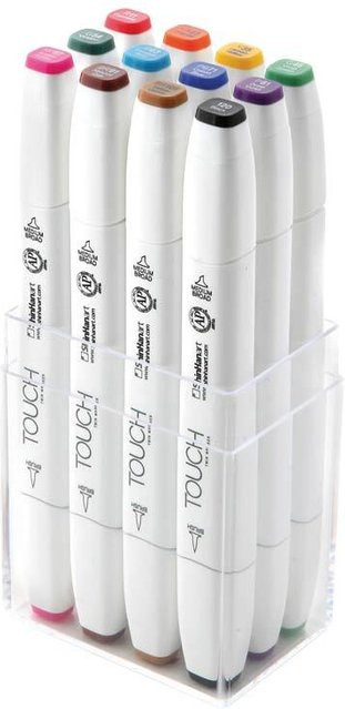 ShinHan TOUCH Twin Brush Marker Set für Profis in Mehrfarbig - Bild 1