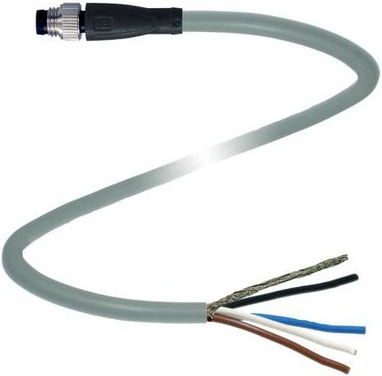 Pepperl+Fuchs 322458 Sensor-Aktor-Steckverbinder konfektioniert grau 5m 4-polig - Bild 1