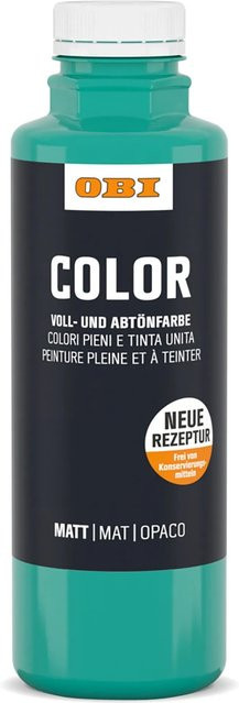 OBI Color Abtönfarbe Dispersion wasserbasiert Grün 500 ml - Bild 1