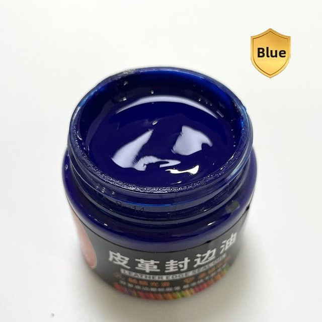 ZHPBD Lederkantenöl Blau 30g zur Reparatur von Abnutzung und Farbverlust für Lederprodukte wie Taschen, Schuhe und Sofas - Bild 1