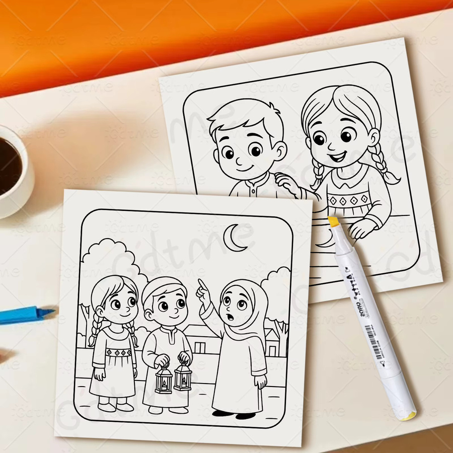 Ramadan Malbuch für Achtsamkeit und Stressabbau in Multicolor - Bild 5