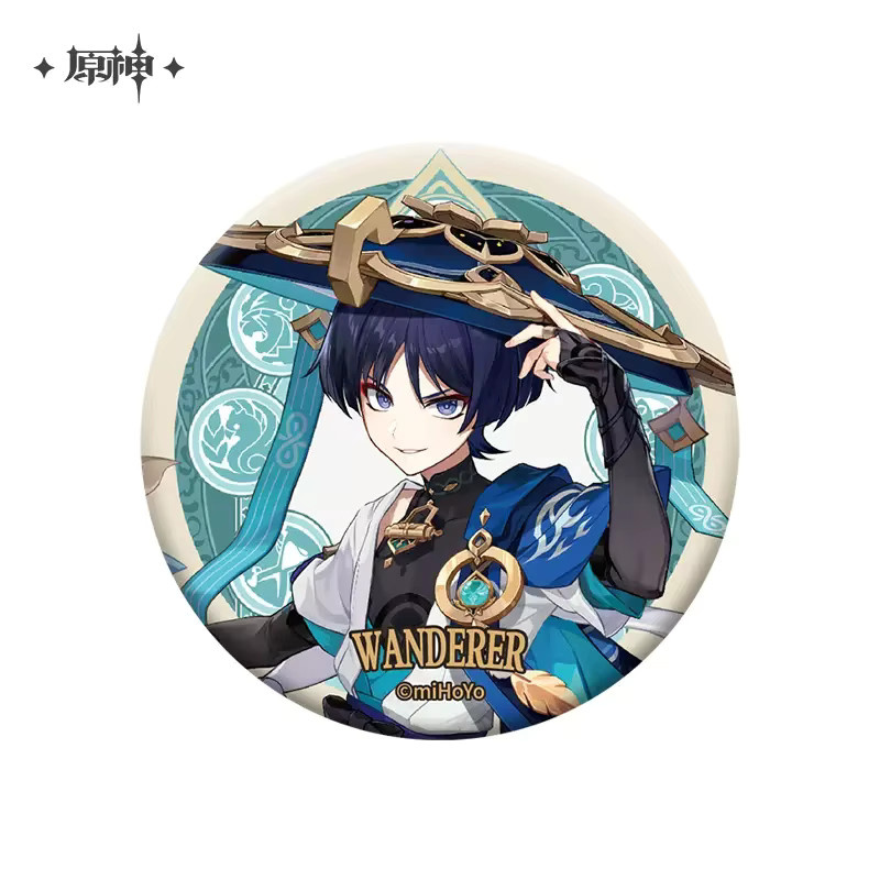 Sunsyea Genshin Impact Wanderer-Abzeichen, 5-teiliges Set - Bild 2
