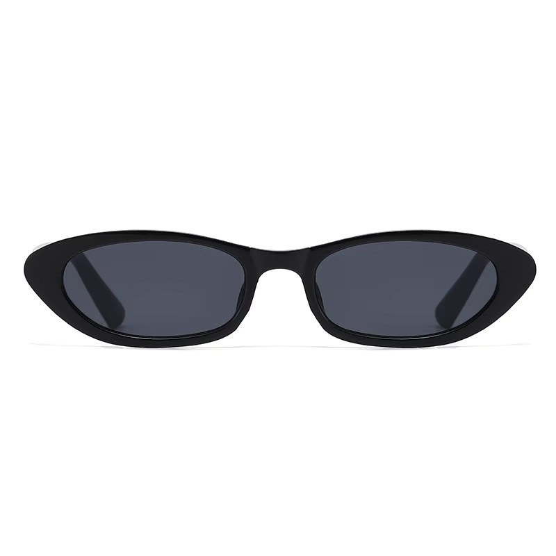 Julyrays Sonnenbrille Damen, Oval, Vollrand, Schwarz, Kunststoff - Bild 3