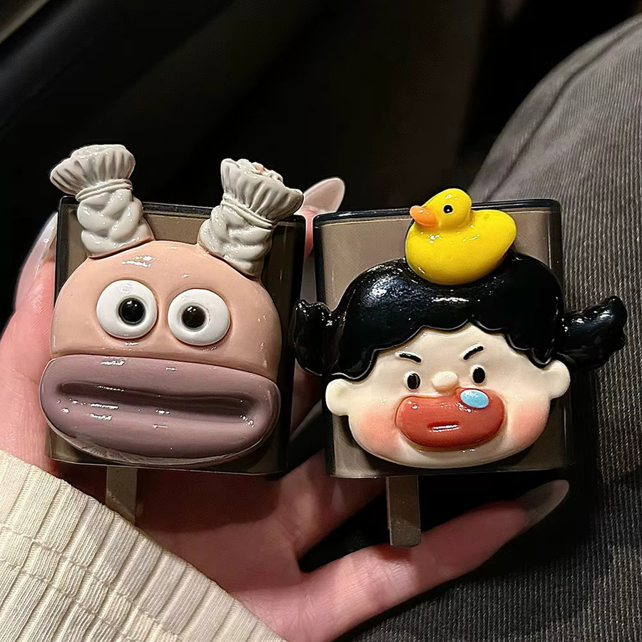 3D Cartoon Ladekabel Schutzhülle für iPhone 16 15 14 13 in Multicolor - Bild 2