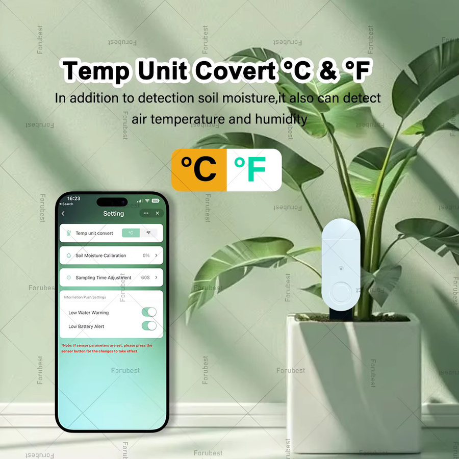 Forubest 4 in 1 Zigbee Boden-Sensor in Weiß zur Messung von Feuchtigkeit, Helligkeit und Temperatur, kompatibel mit Tuya und Z2M - Bild 5