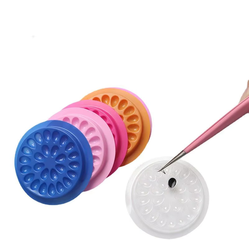 myaokue-up Wimpern Kleber Halter, 100 Stück, Wimpernverlängerung Zubehör - Bild 2